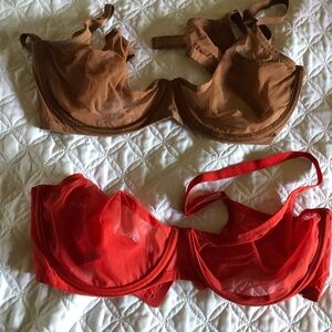 Skims sheer bra 42C